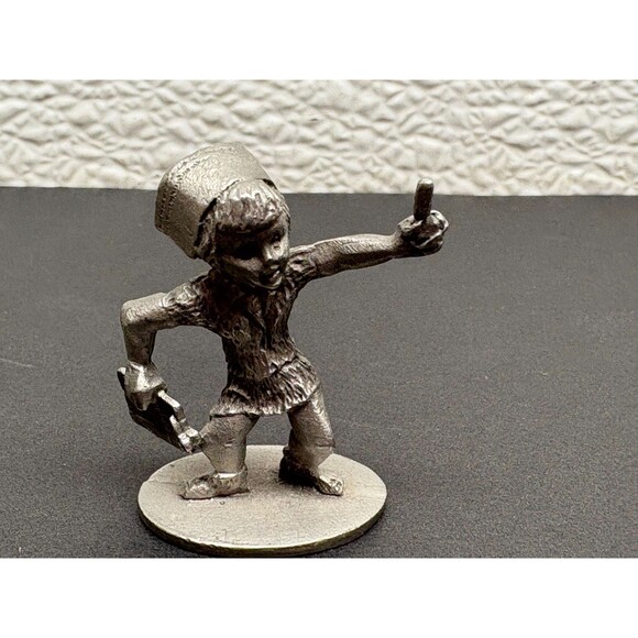 Vtg Lot Of 3 Figurine Pewter And Metal - Picture 2 of 15